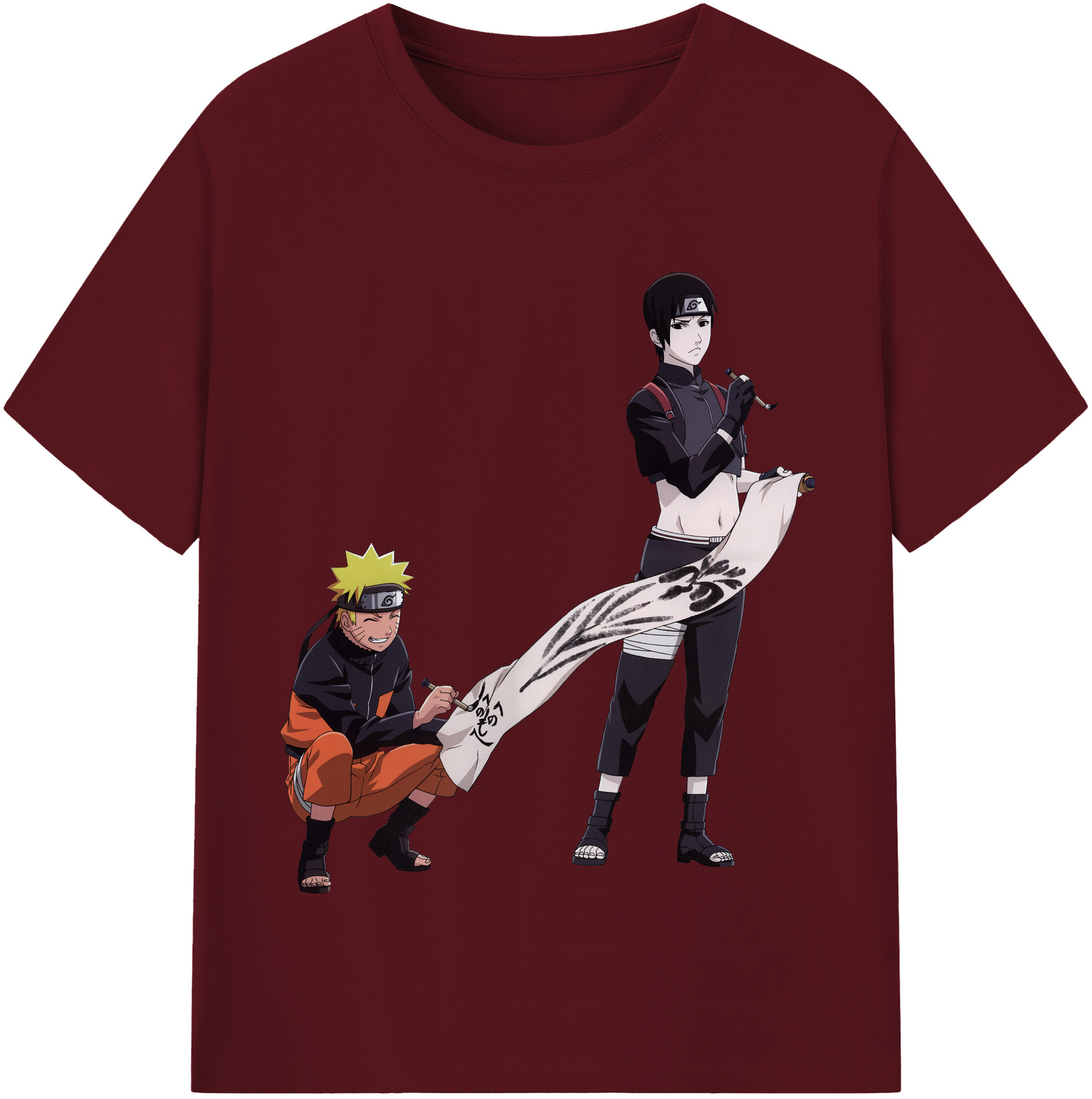 （画像用） NARUTO -ナルト- うずまき ナルト Uzumaki Naruto 綿100％半袖Tシャツ（フロントプリント）